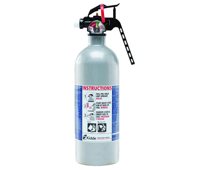 Kidde Fire Auto Fire Extinguisher - Impact Resistant, Easy to Use, Dust Resistant, Rust Resistant - White Kidde Fire Auto Fire Extinguisher - Impact Resistant, Easy to Use, Dust Resistant, Rust Resistant - White