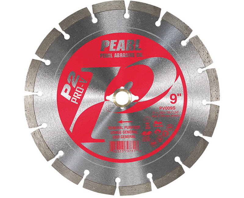 Pearl Abrasive进口代理批发 珍珠磨料 PV009S 9" 分段金刚石刀片