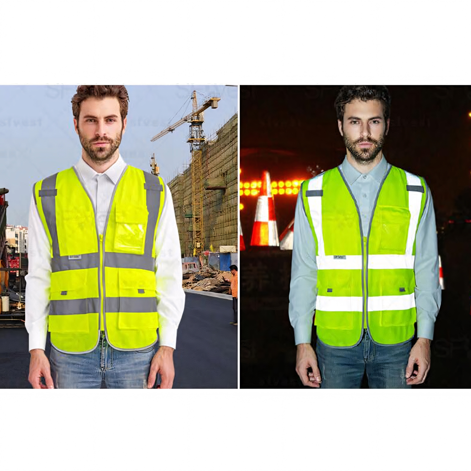 High Visibility Safety Vests Wholesale, Blank & Custom Safety Work Vest ...