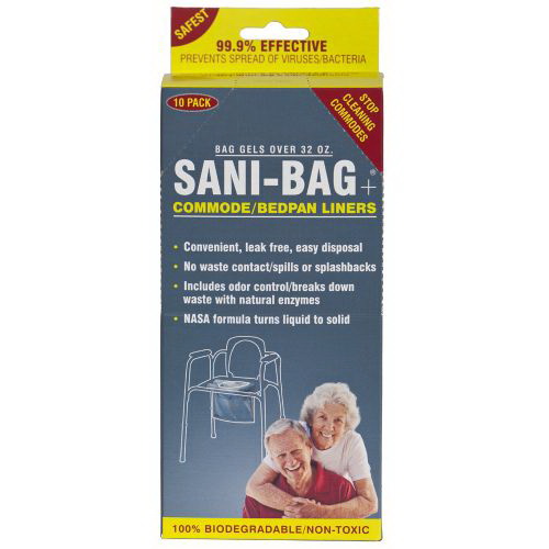 CLEANWASTE进口代理批发 Sani Bag-Plus by Cleanwaste 马桶衬垫 - 50 件散装 (H651S50)