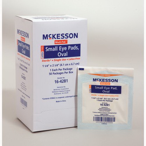 酷牌库|商品详情-McKesson进口代理批发 McKesson 16-4281 Medi-Pak 小眼垫 - 50/盒