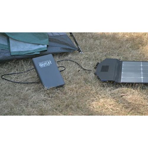 酷牌库|商品详情-Portable Outlet进口代理批发 18V-60W 太阳能电池板充电器，适用于便携式插座不间断电源