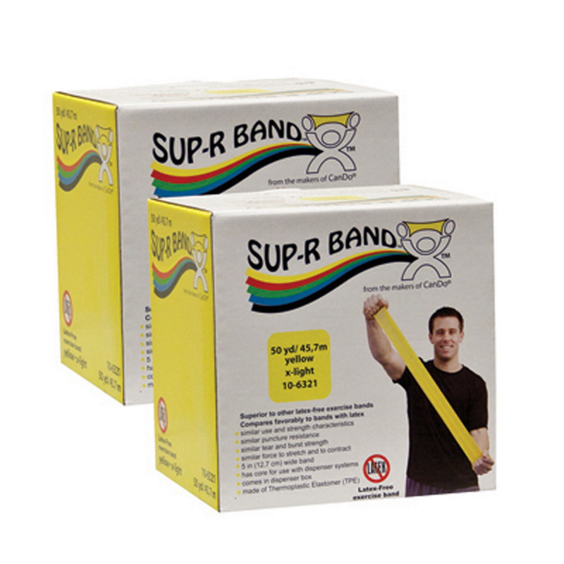 Sup-R-Band进口代理批发 Sup-R Band 乳胶自由运动带 - 双装 - 总码 100 码