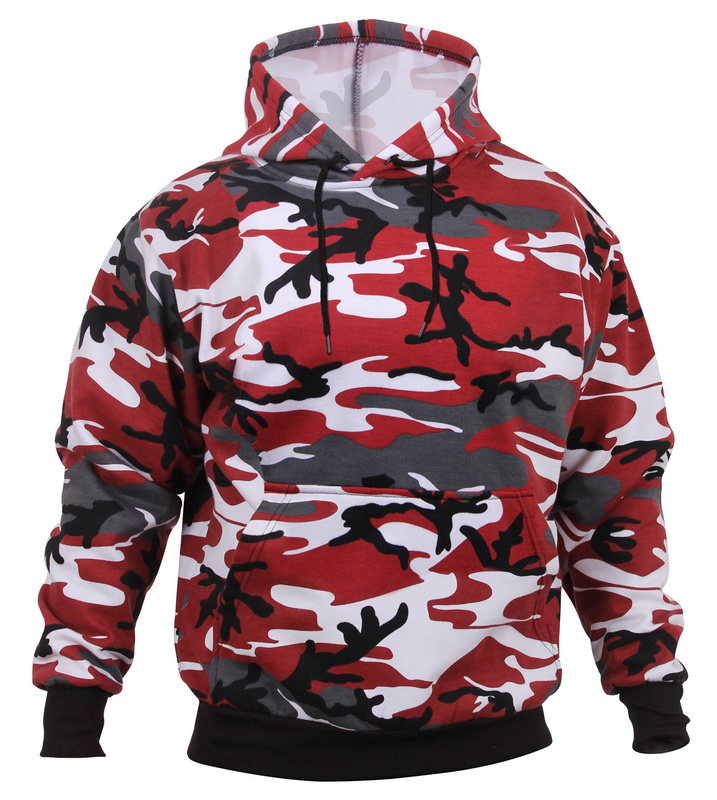 ADULT CAMO PULLOVER HOODIE