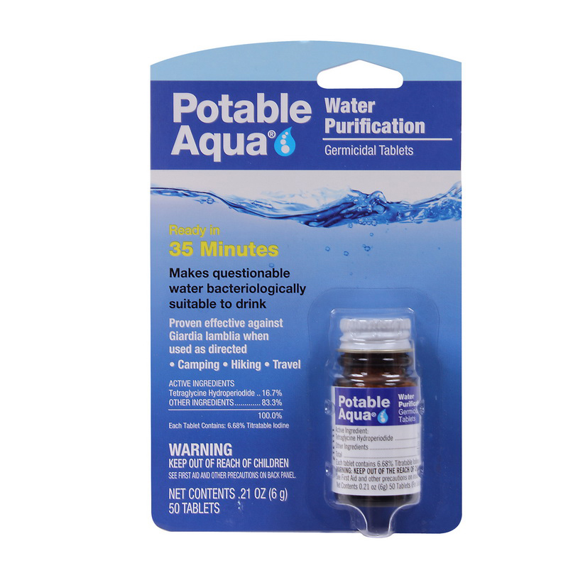 Potable Aqua进口代理批发 饮用水净化片