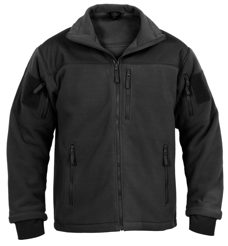 Rothco Enhanced Nylon MA-1 Flight Jacket (Black) 3XL