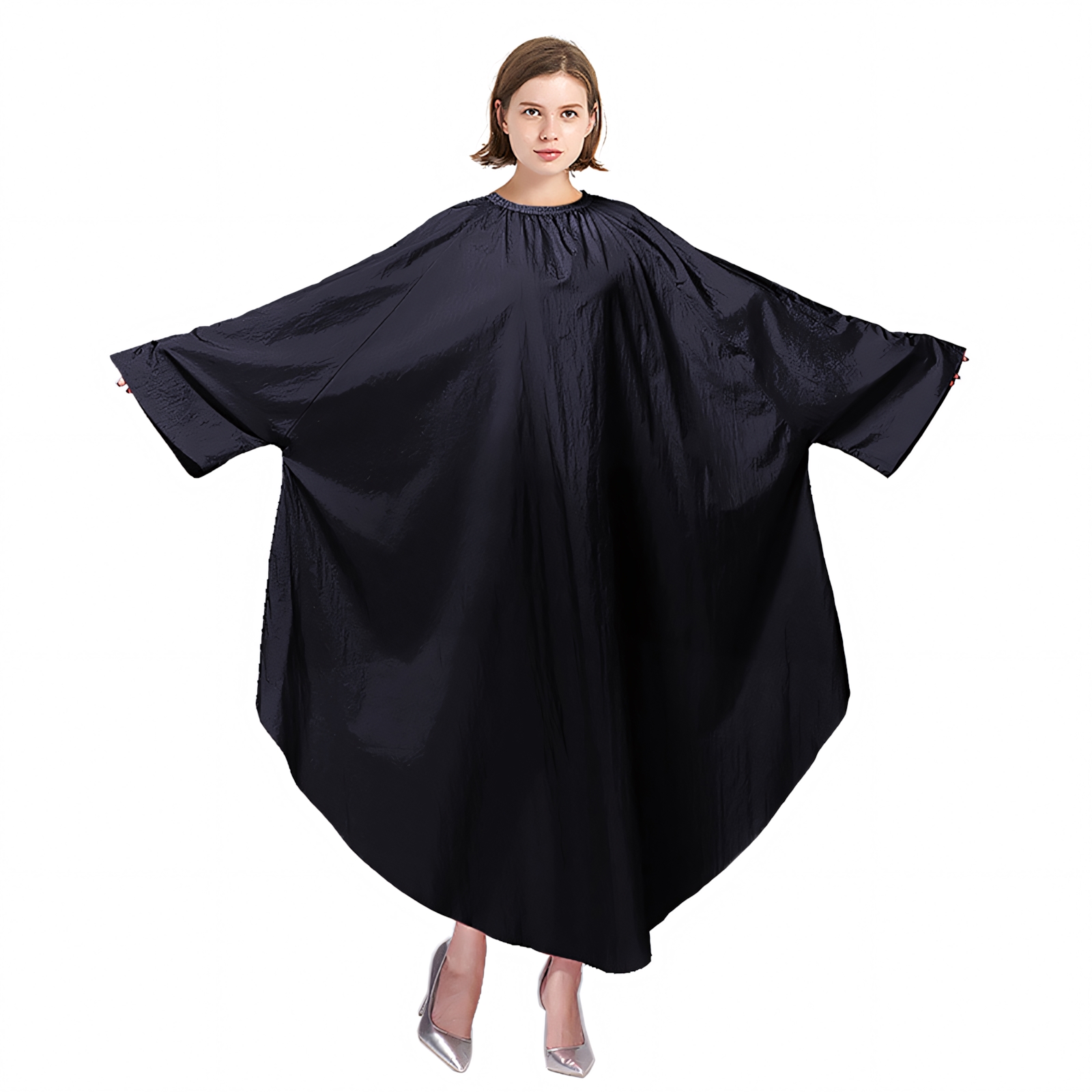 TOPTIE Barber Cape Salon Robe Gown Coverall With Sleeves for Unisex ...