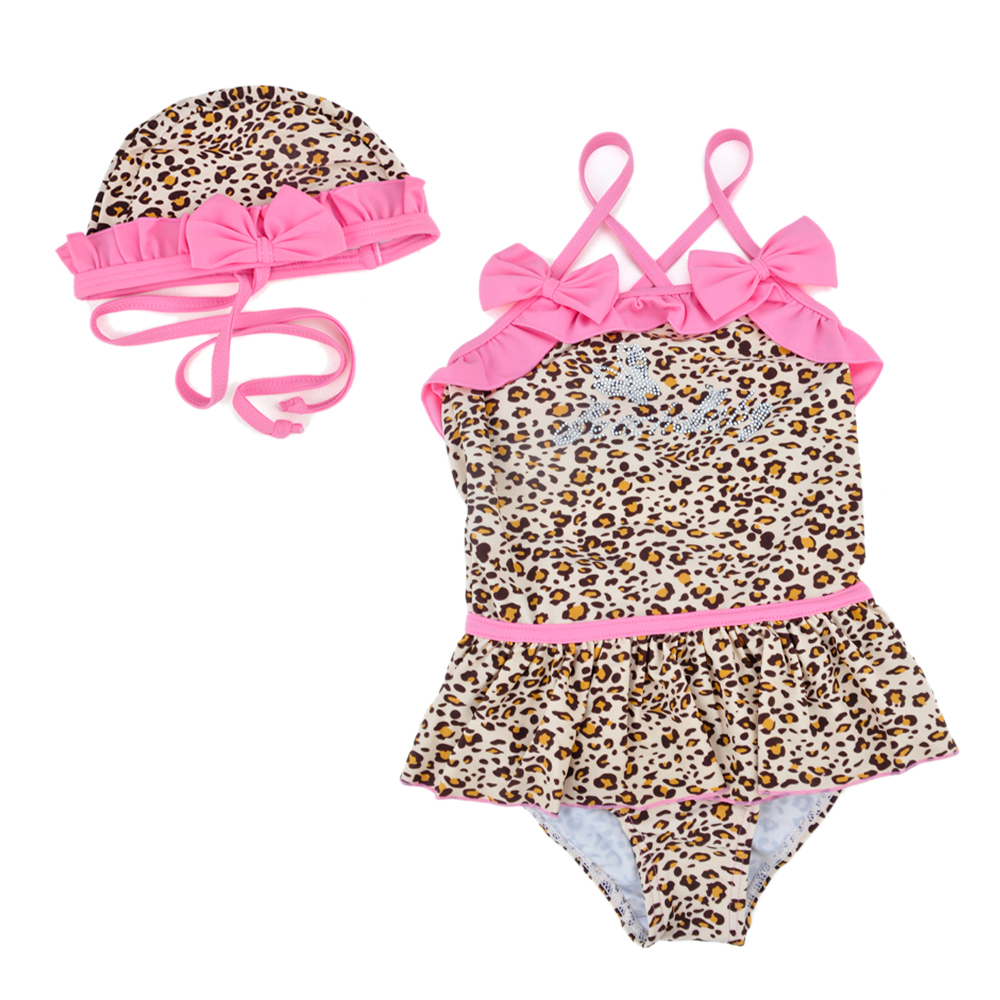 Opentip.com: TopTie Toddler Girls' Swimsuit, Leopard Animal Print, One ...