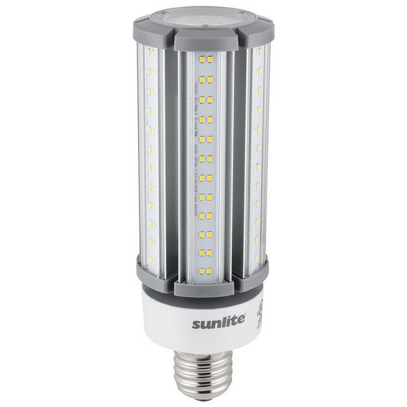 50K Super White 7200 Lumens 60W Sunlite LED High Bay Bulb With Mogul Base 