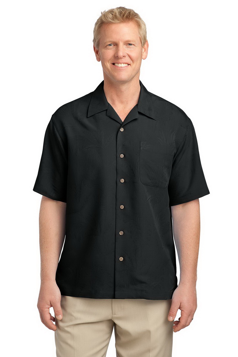 Opentip.com: Port Authority - Patterned Easy Care Camp Shirt. S536.