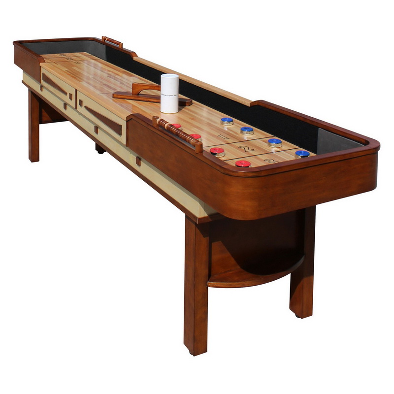 Champion Sports SBA10 Classic Indoor and Outdoor 12 Piece Full Shuffleboard Set