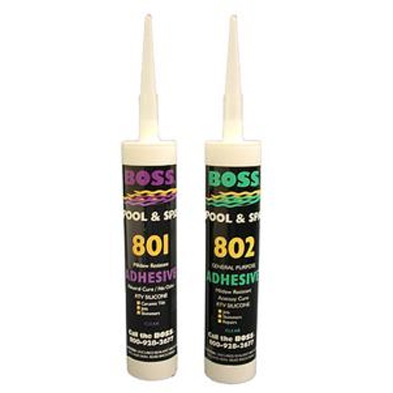 Pool Silicone - Boss 802 White Caulking - 80201B