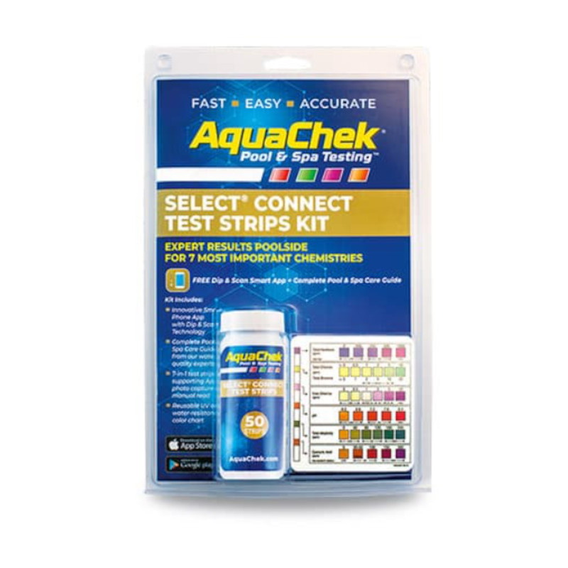 Hach进口代理批发 Hach 541604APP Aquachek Select Connect 7 合 1 6/包 带照片捕捉应用程序测试条套件免费和总叶绿素/溴/硬度/酸碱度/碱基/氰基