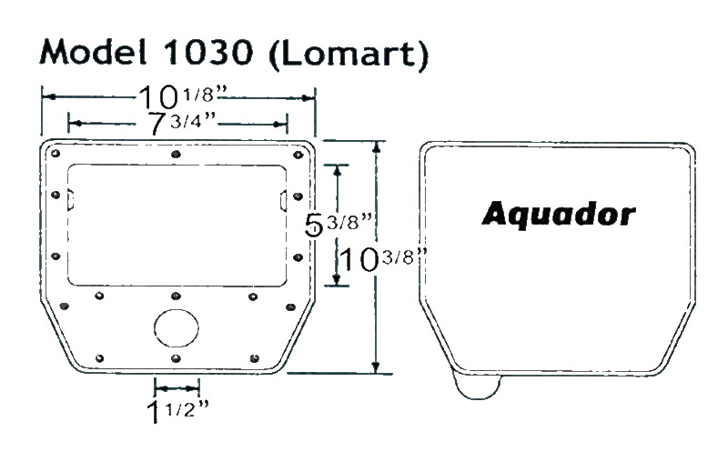 酷牌库|商品详情-Aquador进口代理批发 Aquador 1030 冬季撇渣器板 Lomart Aquador 地面套件