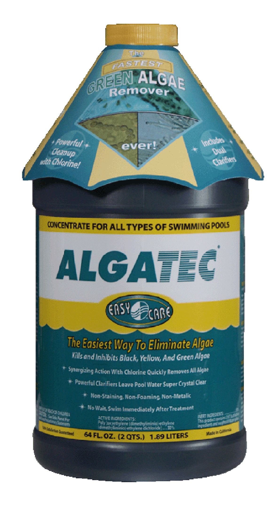 Mcgrayel进口代理批发 Mcgrayel 1/2 Gal Algatec 除藻剂 Easycare