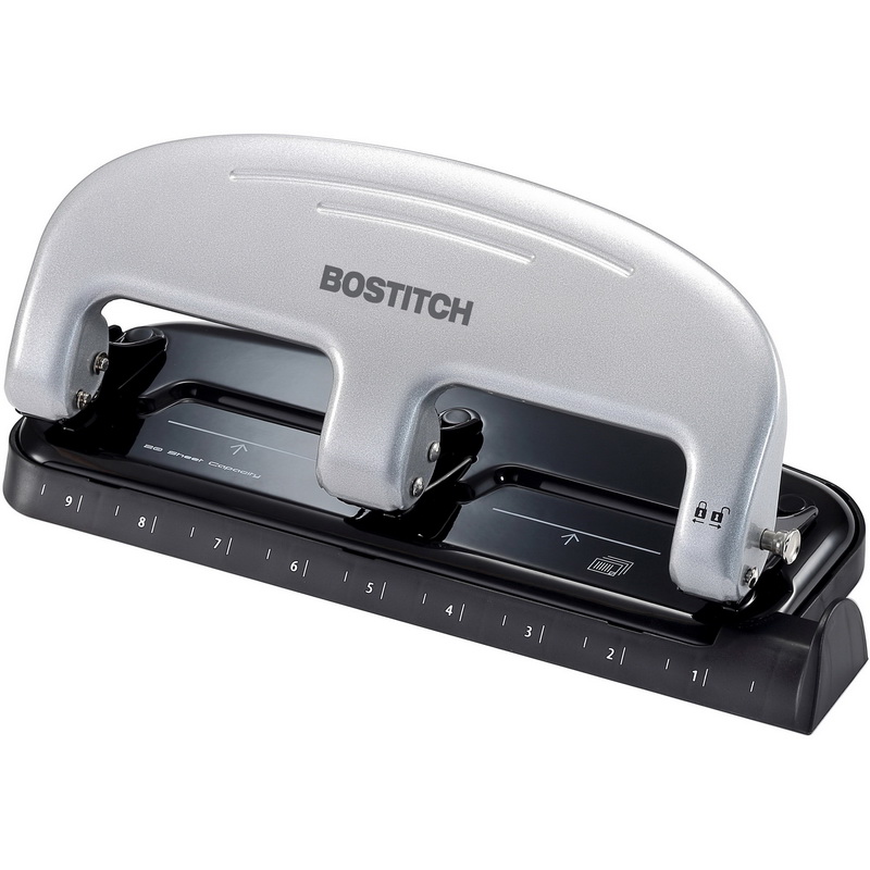 PaperPro进口代理批发 Bostitch EZ 挤压？ 20 三孔冲床