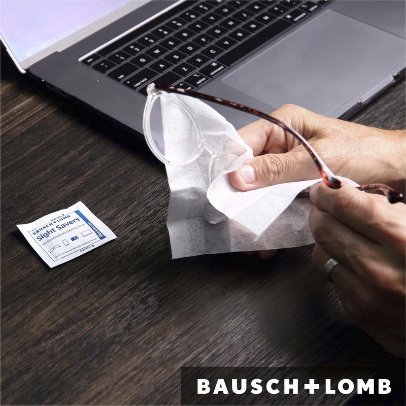 酷牌库|商品详情-Bausch & Lomb进口代理批发 Bausch + Lomb Sight Savers 预湿镜片清洁纸巾