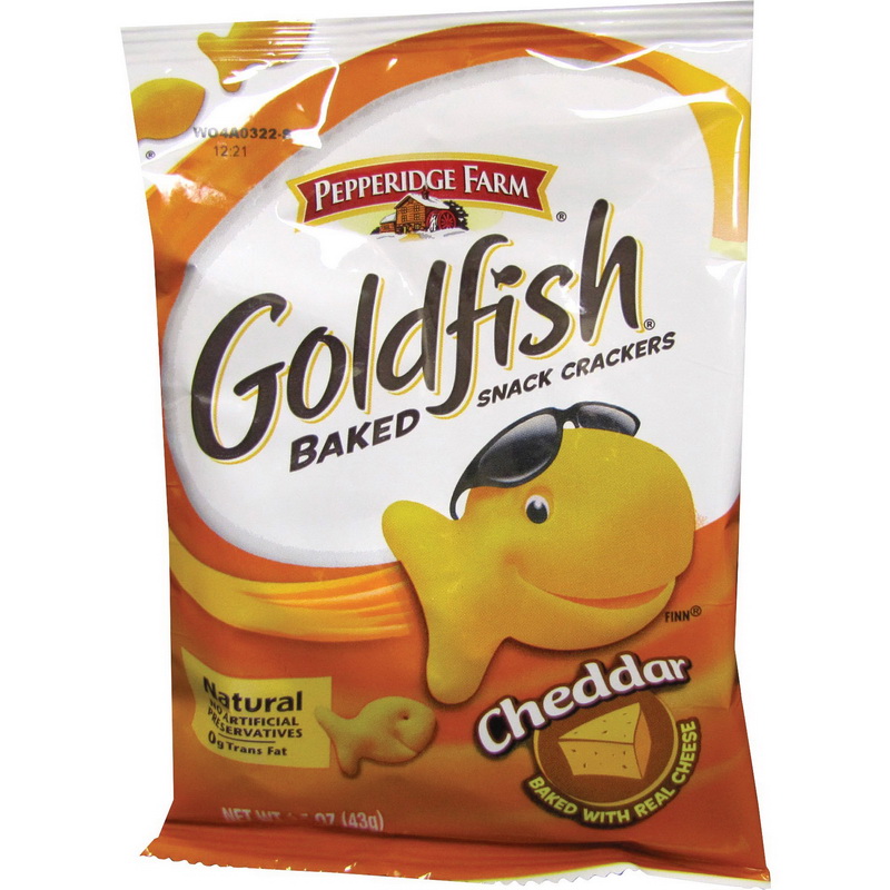 Goldfish进口代理批发 金鱼胡椒农场金鱼形饼干