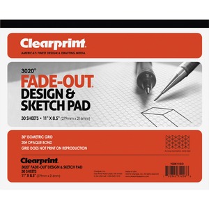 Clearprint进口代理批发 Clearprint 等距网格纸垫 - 字母