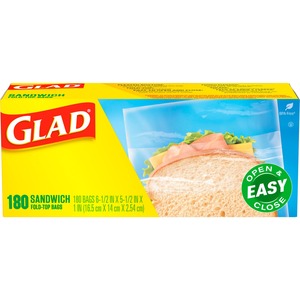 Glad进口代理批发 Glad 食物储存袋 - 三明治折叠顶