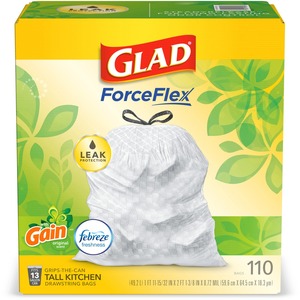 Glade进口代理批发 Glad ForceFlex 高厨房抽绳垃圾袋