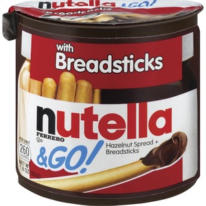 Nutella进口代理批发 Nutella Nutella & GO 榛子酱和面包棒