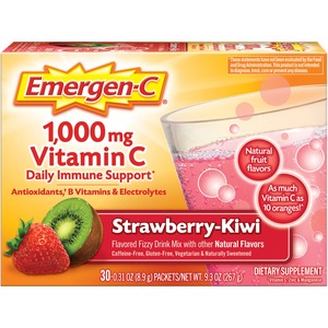 Emergen-C进口代理批发 Emergen-C 草莓猕猴桃维生素 C 混合饮料