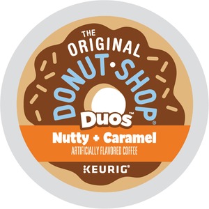 The Original Donut Shop进口代理批发 The Original Donut Shop? K-Cup Duo 坚果 + 焦糖咖啡