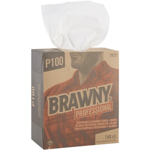 Brawny Professional进口代理批发 Brawny? Professional P100 一次性清洁毛巾