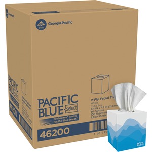 Pacific Blue Select进口代理批发 Pacific Blue Select GP Pro 太平洋蓝精选面巾纸 - 立方盒