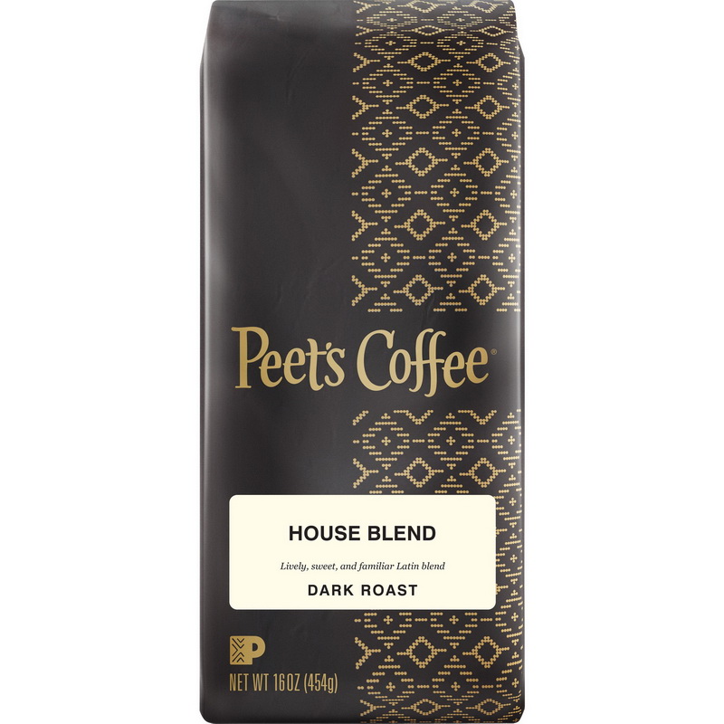 Peet's Coffee & Tea进口代理批发 Peet's House 混合深度烘焙咖啡