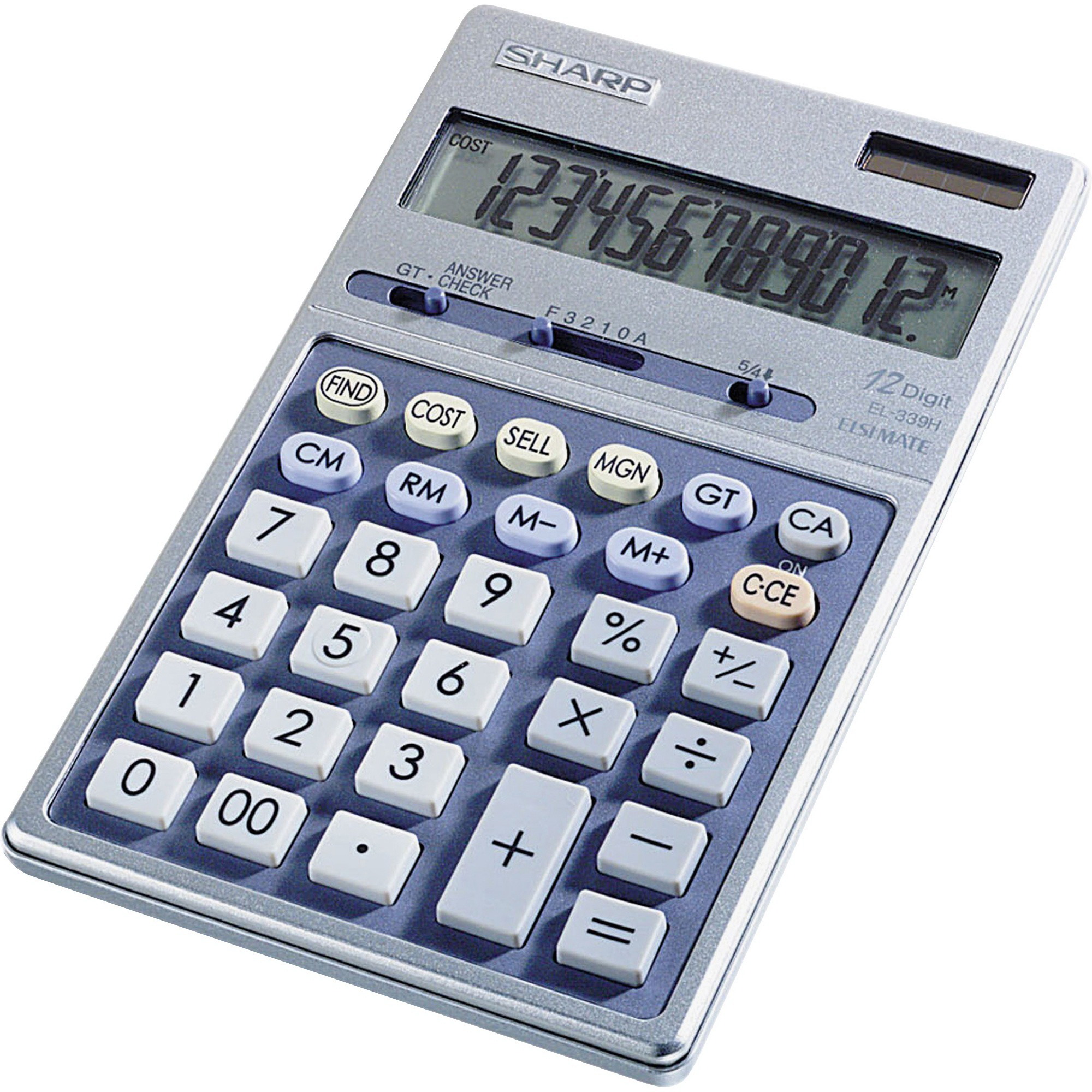 Sharp进口代理批发 Sharp Calculators EL-339HB 12 位行政商务大型台式计算器