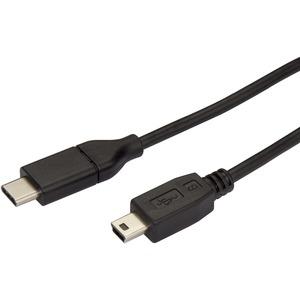 StarTech进口代理批发 StarTech.com 2m 6 英尺 USB C 转迷你 USB 电缆 - M/M - USB 2.0 - USB C 转 USB 迷你 - USB Type C 转迷你 USB - 迷你 USB 转 USB C 电缆