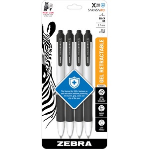 Zebra Pen进口代理批发 斑马笔 SARASA dry X20+ 可伸缩中性笔