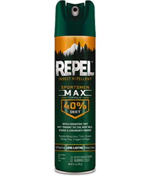 酷牌库|商品详情-Repel进口代理批发l® Insect Repellent Sportsmen Max Formula® 40% DEET (气雾剂)，6.5 盎司