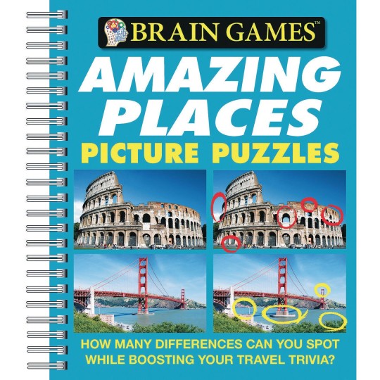 Brain Games进口代理批发 脑力游戏 神奇的地方 图片益智书