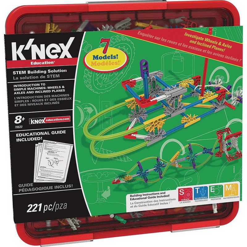 Knex进口代理批发 Knex FN4461 K'NEX Education? 简单机器简介：轮子、车轴和斜面套装