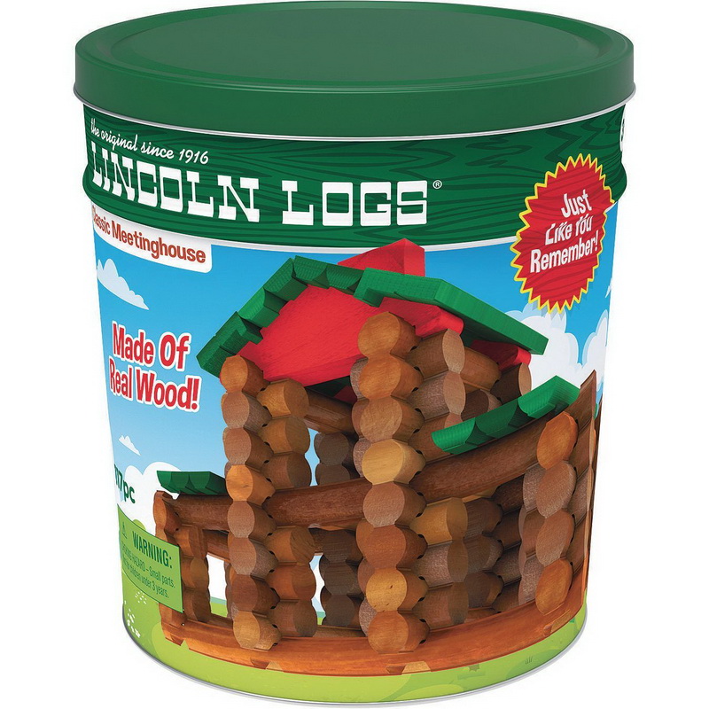 Lincoln Logs进口代理批发 Lincoln Logs? 经典会议室建筑套装