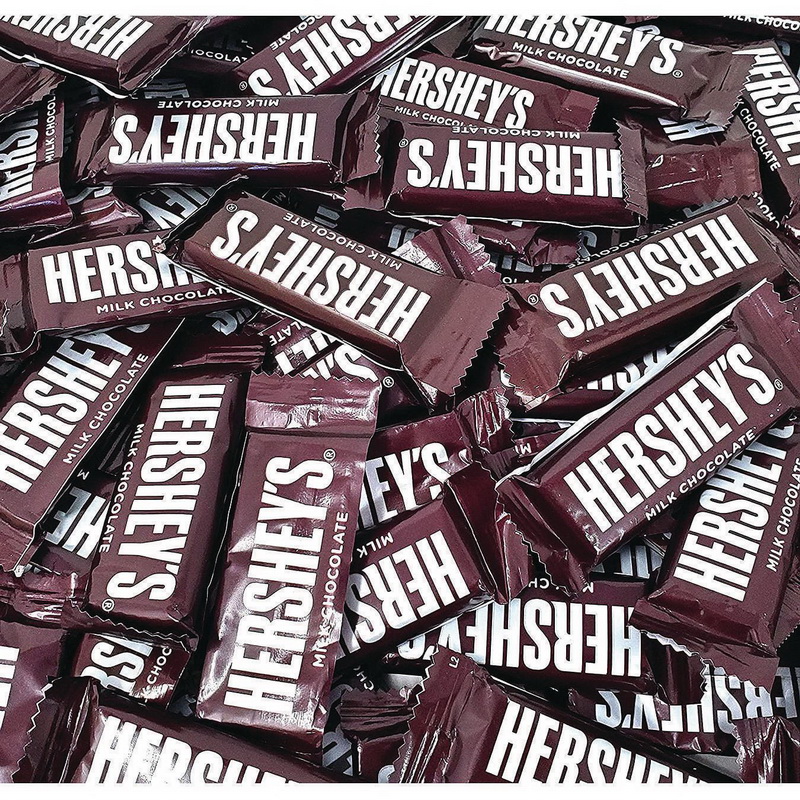 Hershey's进口代理批发 Hershey's NL641 好时牛奶巧克力零食棒，独立包装（每袋 130 块）