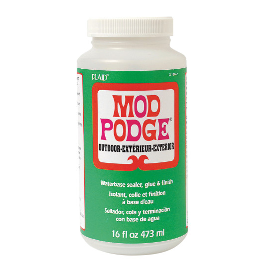 Plaid进口代理批发 格子户外 Mod Podge 16 盎司。