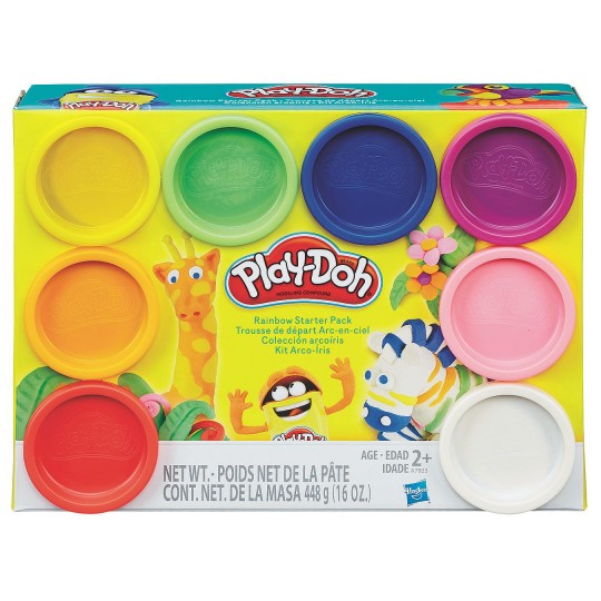 Play-Doh进口代理批发 Play-Doh 彩虹入门包