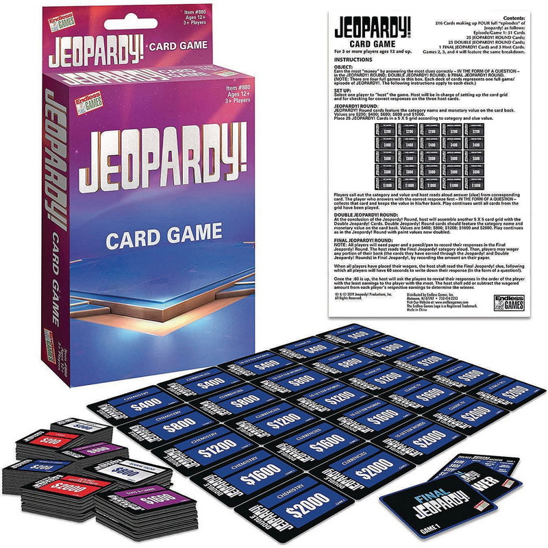 Goliath Games进口代理批发 Goliath Games Jeopardy 卡牌游戏