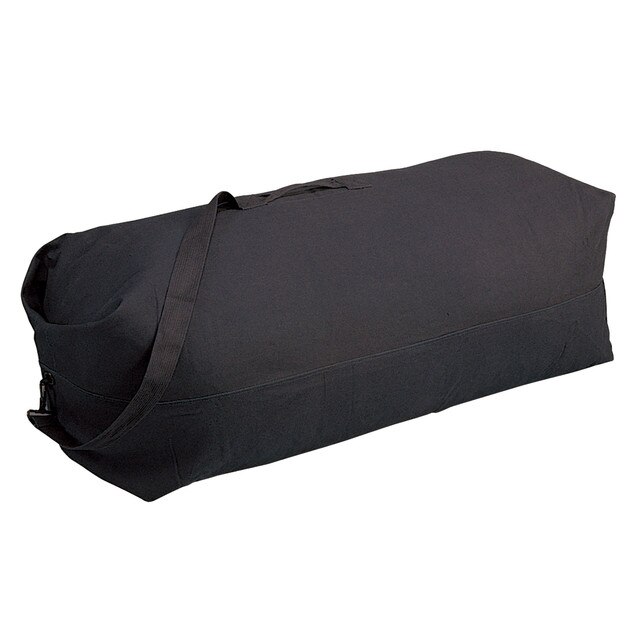 Zippered Canvas Deluxe Duffel Bag O.D. - Stansport