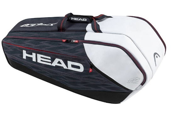 酷牌库|商品详情-Head进口代理批发 Head Djokovic 9R Supercombi 网球包 C 海军蓝和黑色