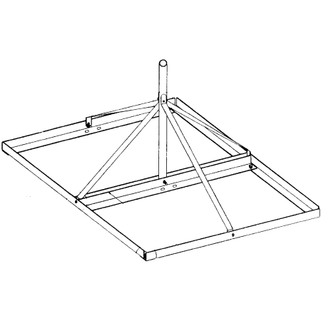 Rohn Products进口代理批发 Rohn Products JRM23810HC 120" x 2 3/8" 非穿透式屋顶安装