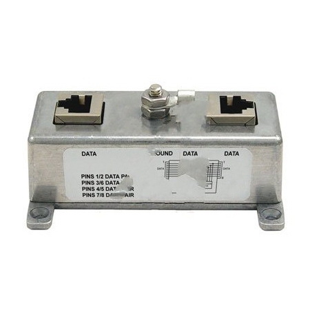 L-Com Connectivity Product进口代理批发 L-Com Connectivity 产品 HGLN-CAT5EJW 室内 10/100 Base-T 屏蔽 CAT5e 电涌保护器