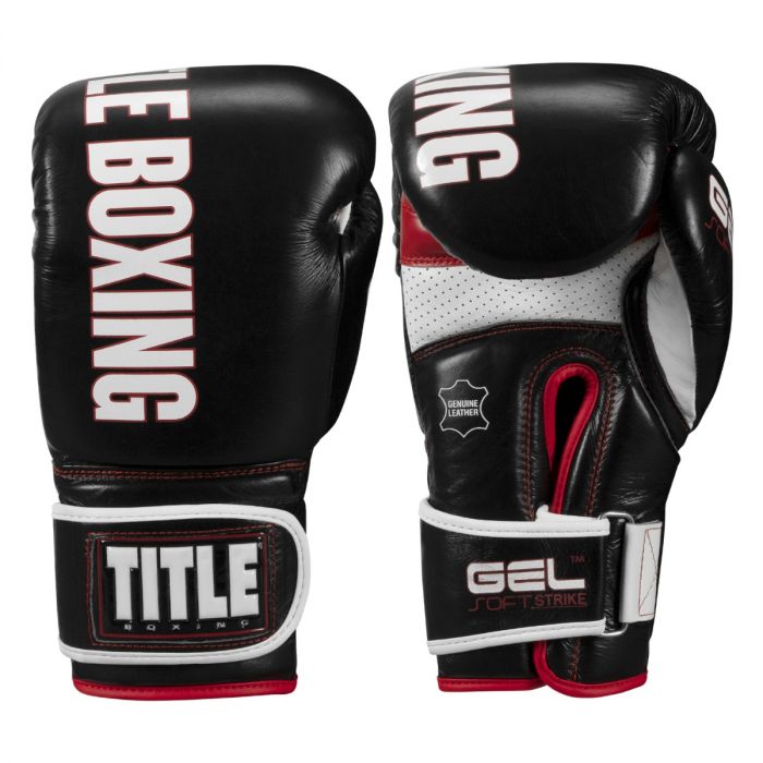 Title Boxing Dynamic Strike Hook and Loop Heavy Bag Gloves 
