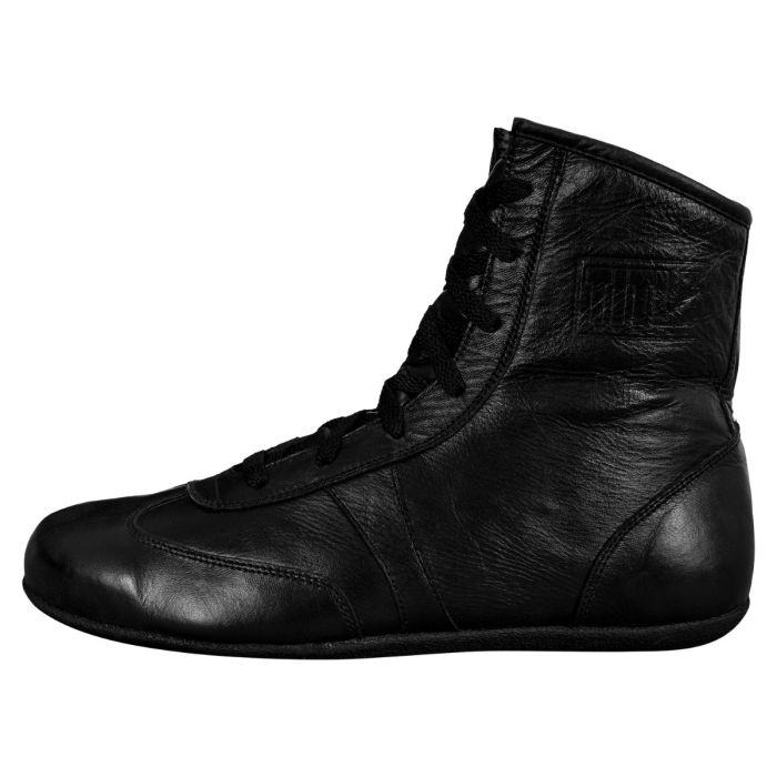 TITLE Old School Leather Boxing Shoes 