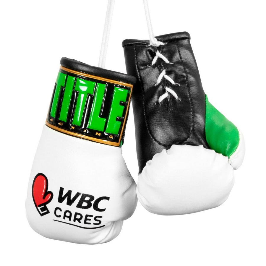 酷牌库|商品详情-WBC进口代理批发 WBC Cares by TITLE Boxing 5 英寸迷你拳击手套 - 一对