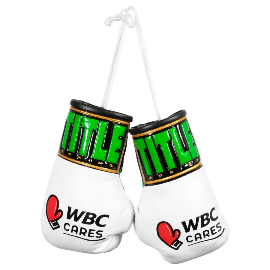 酷牌库|商品详情-WBC进口代理批发 WBC Cares by TITLE Boxing 5 英寸迷你拳击手套 - 一对